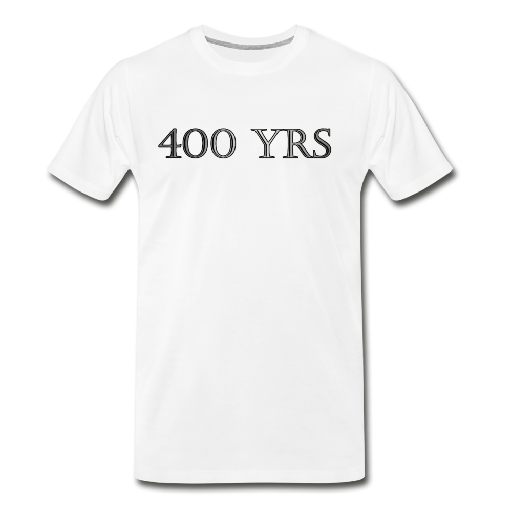 400 YRS - white